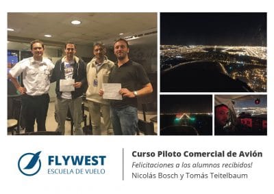 Felicitaciones Pilotos Comerciales FlyWest!