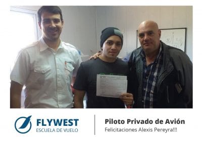 Piloto Privado de Avión Alexis Pereyra