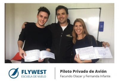 Facundo y Fernanda Piloto Privado de Avión